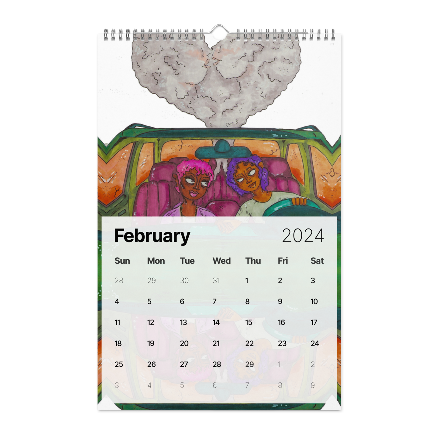 GROOVY CREW 2024 CALENDAR