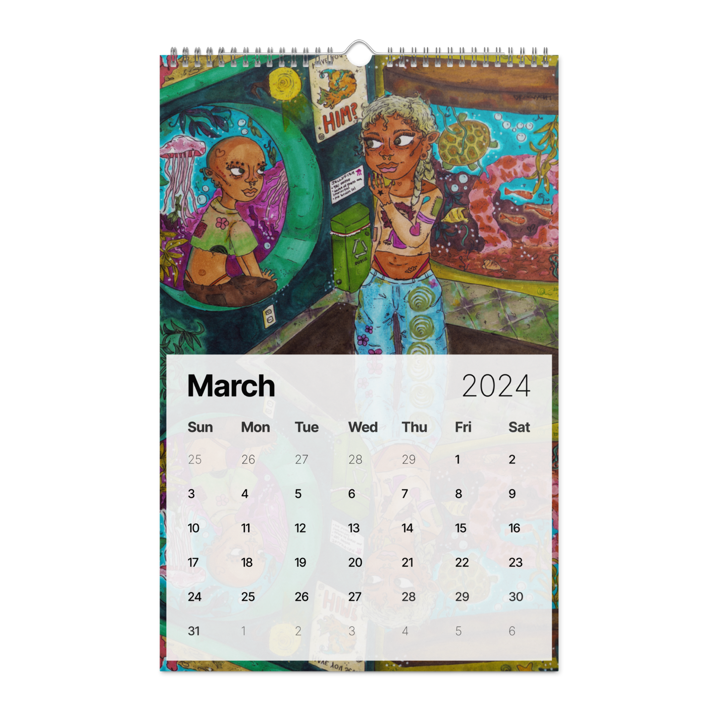 GROOVY CREW 2024 CALENDAR