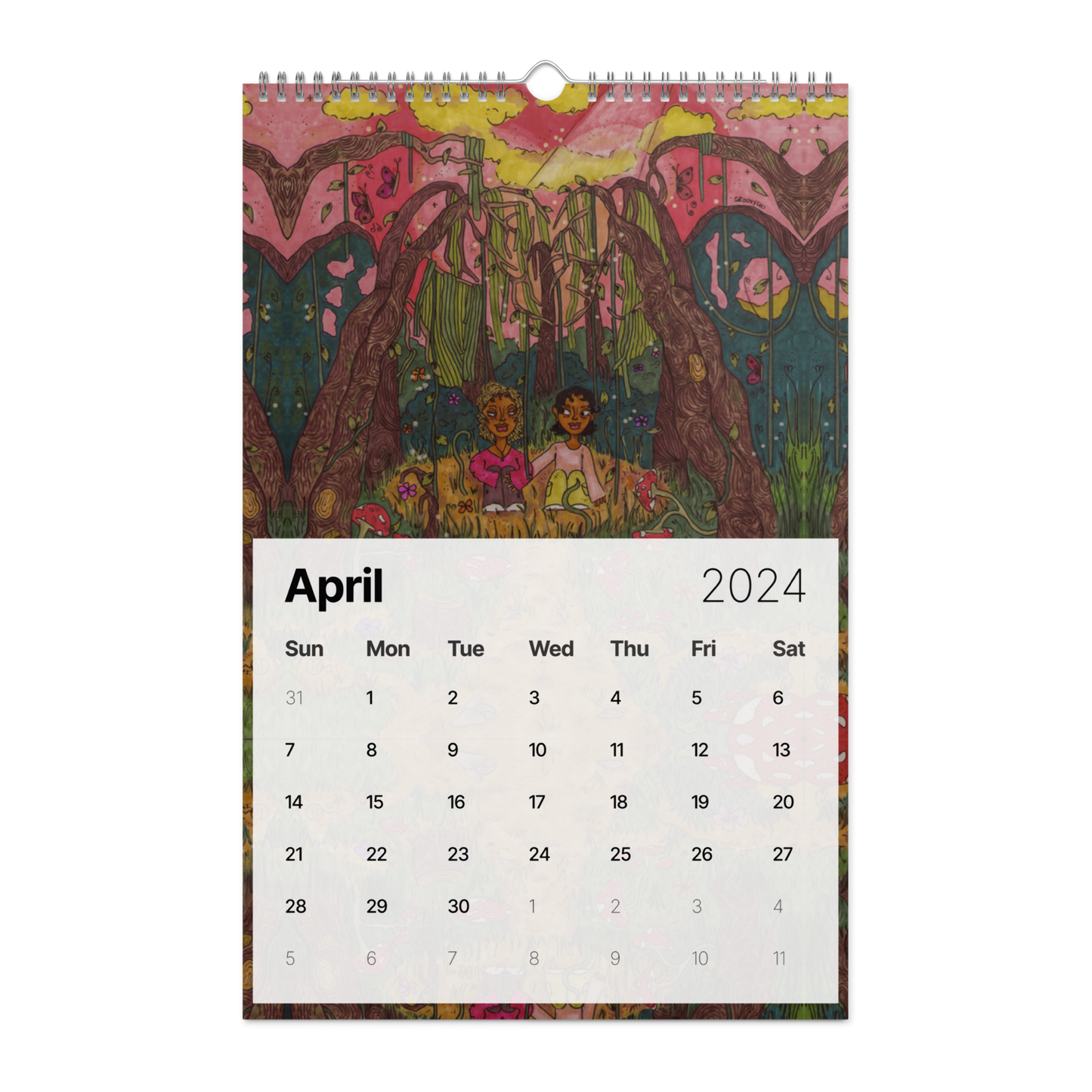 GROOVY CREW 2024 CALENDAR