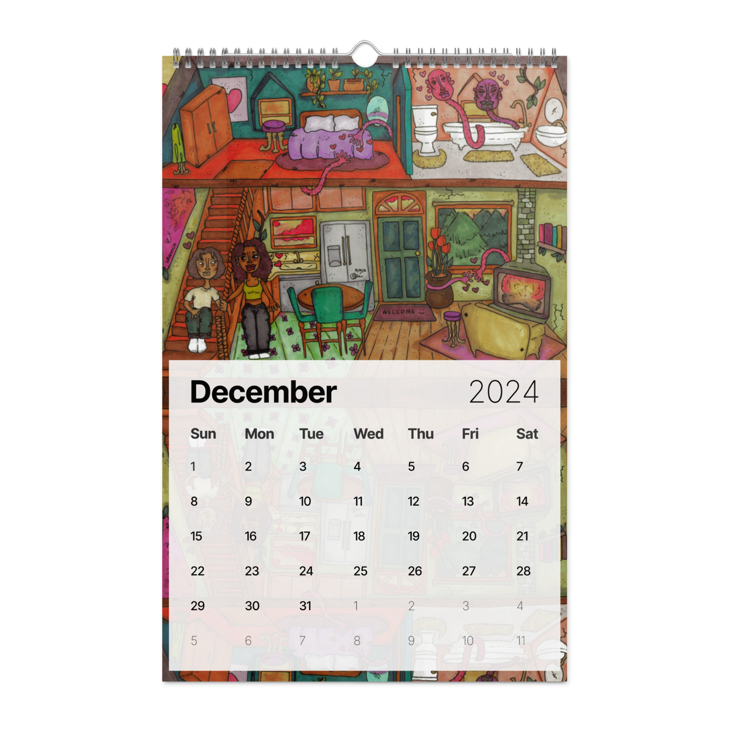 GROOVY CREW 2024 CALENDAR