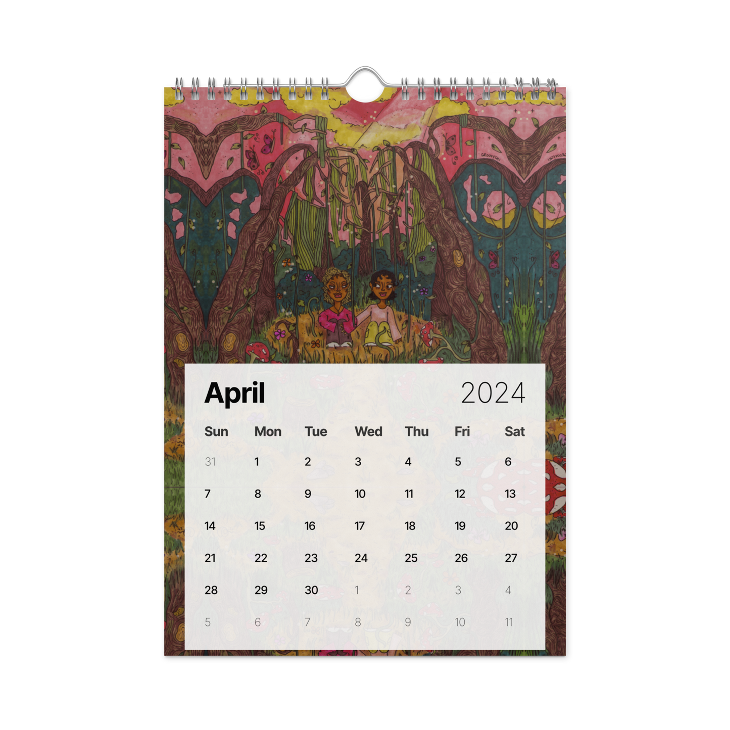 GROOVY CREW 2024 CALENDAR