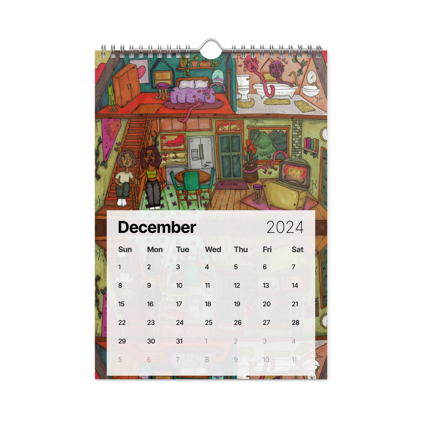 GROOVY CREW 2024 CALENDAR