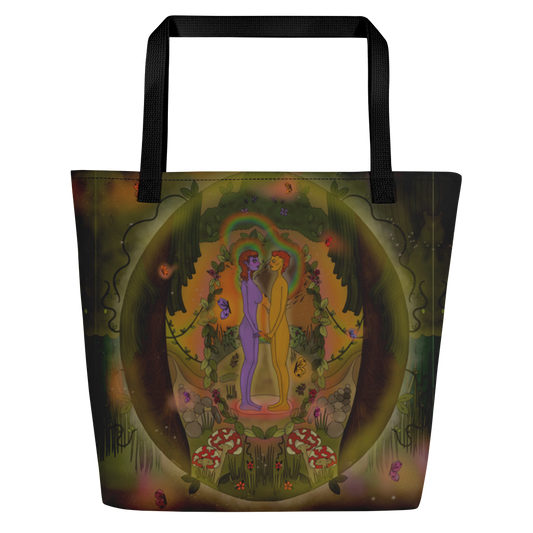 "you bring out the best in me" XL tote bag