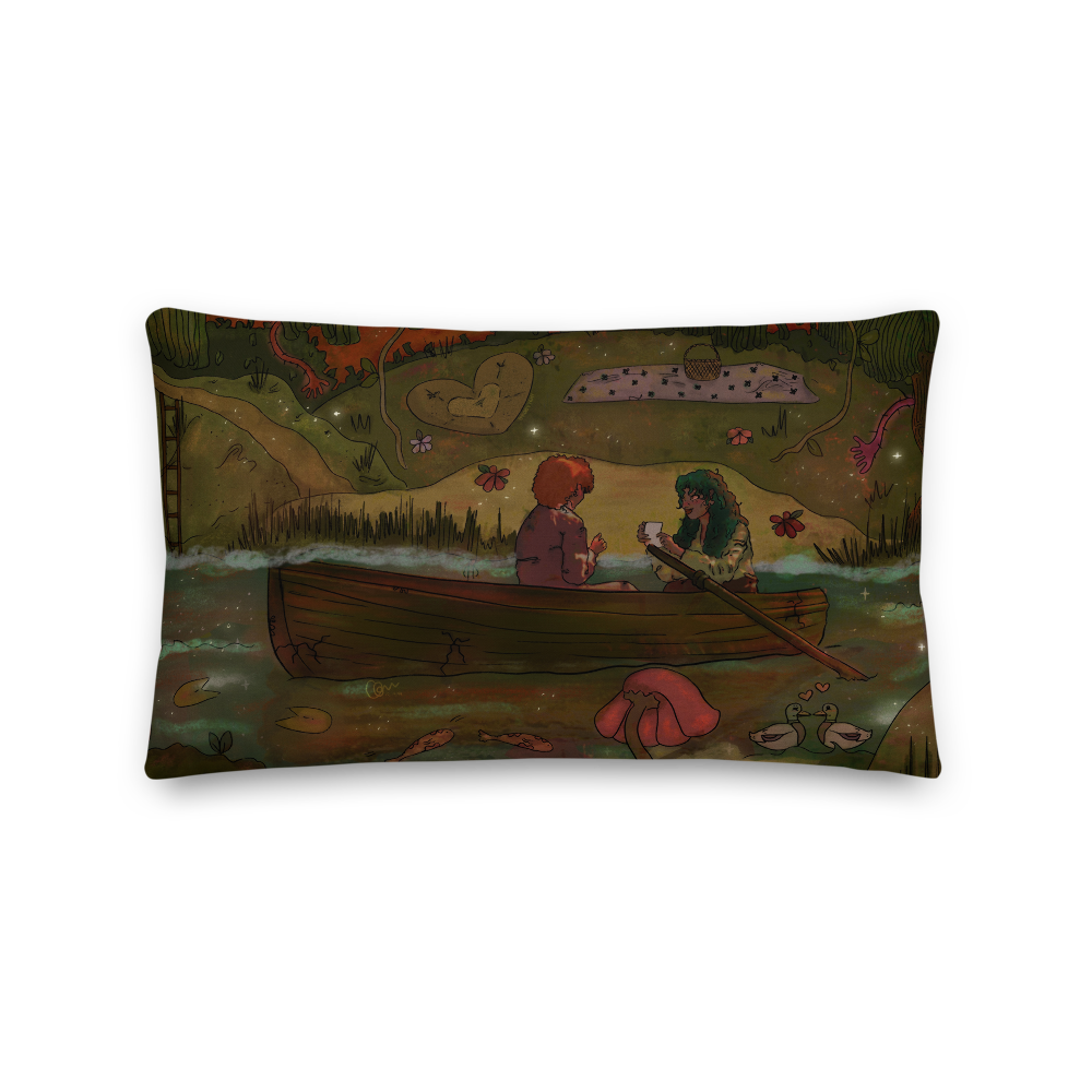 "sea of dreams" pillow