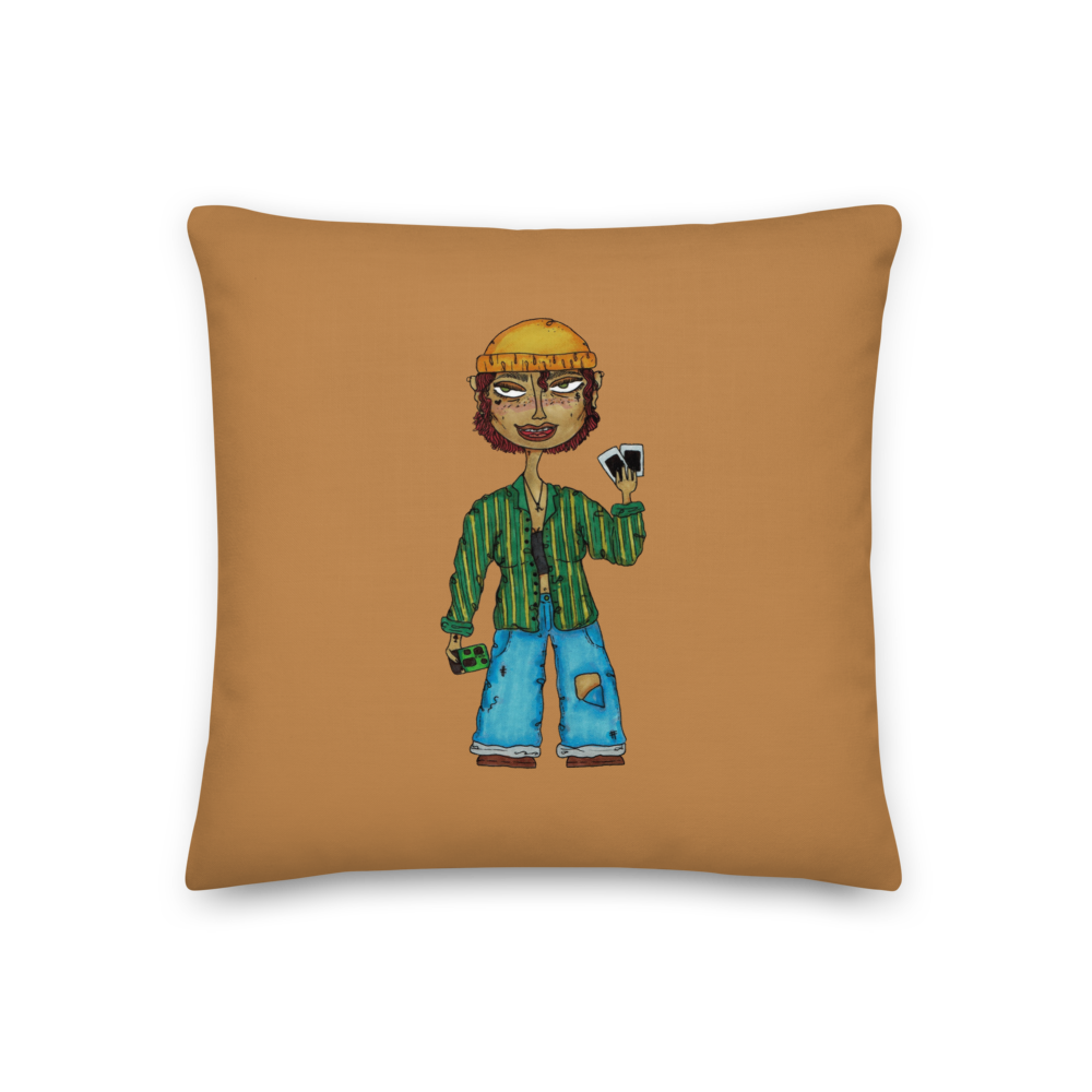 "honey" pillow