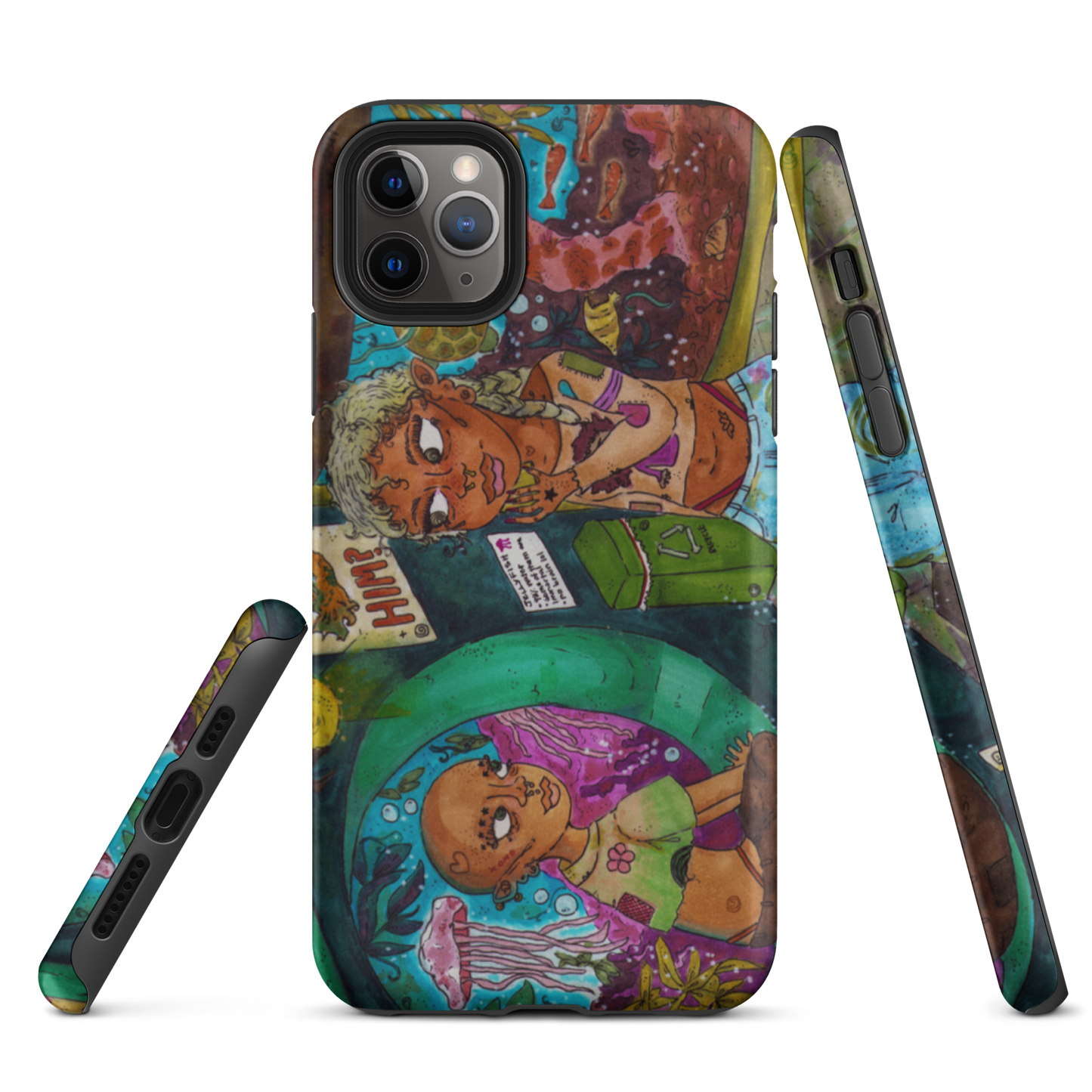 "meet me at the aquarium" fullcover iphone case