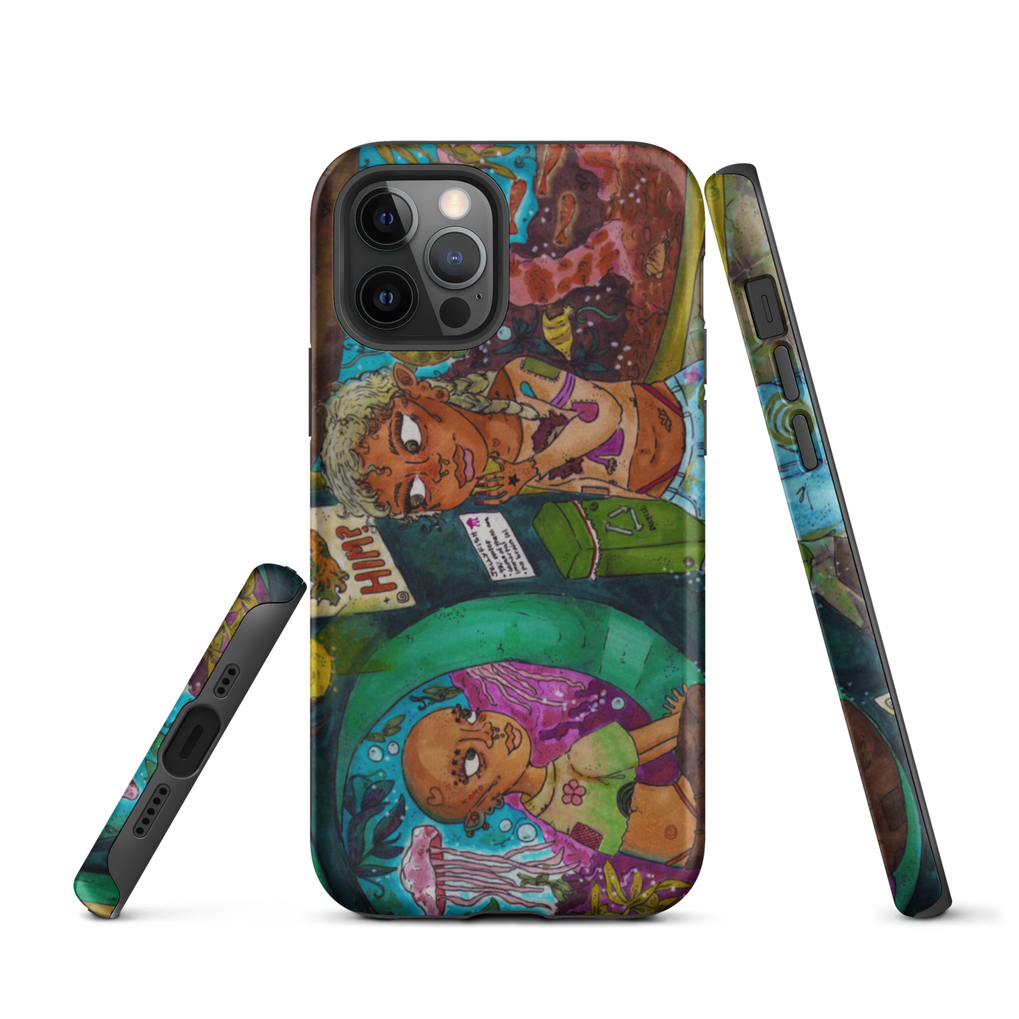 "meet me at the aquarium" fullcover iphone case