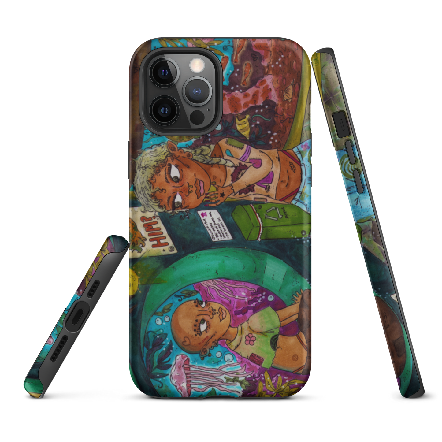 "meet me at the aquarium" fullcover iphone case