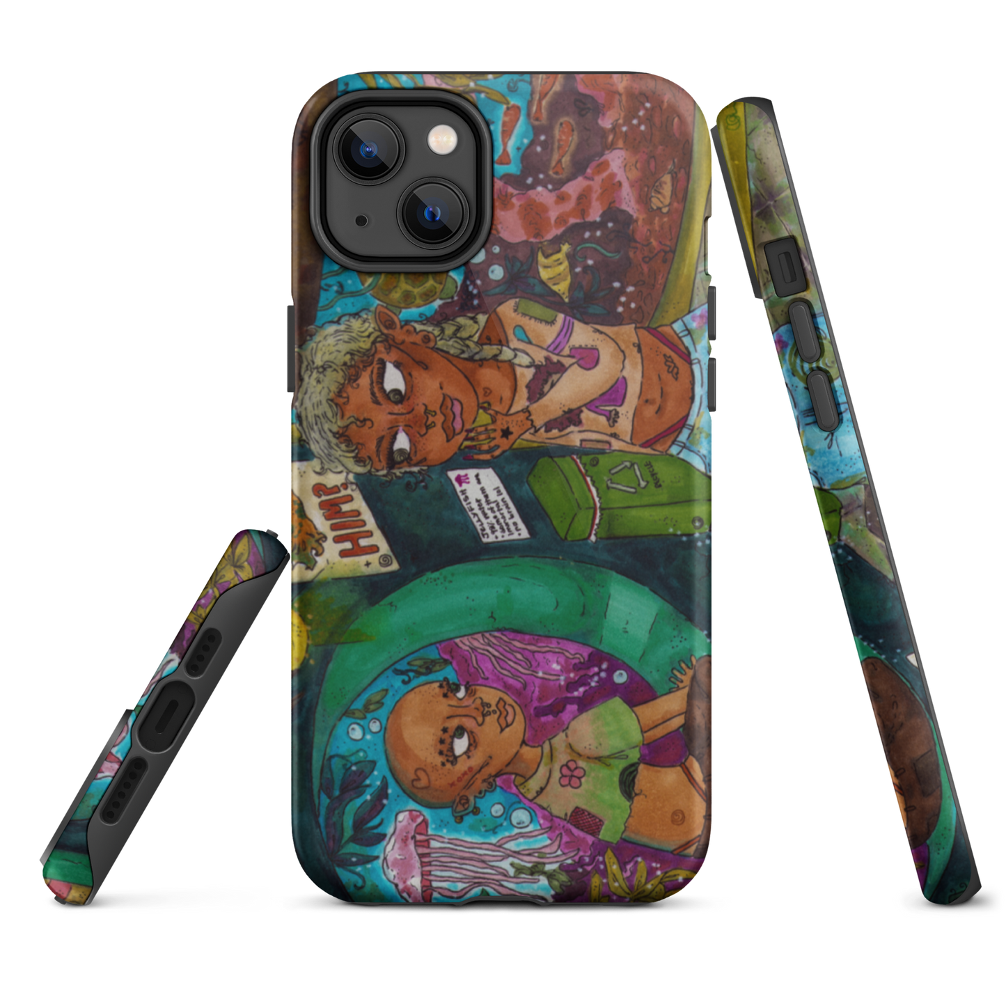 "meet me at the aquarium" fullcover iphone case