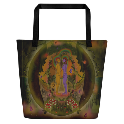 "you bring out the best in me" XL tote bag