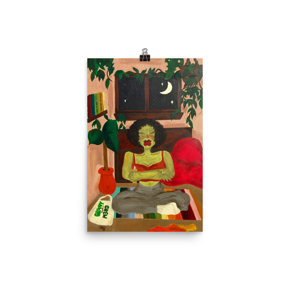 "meditation room" print