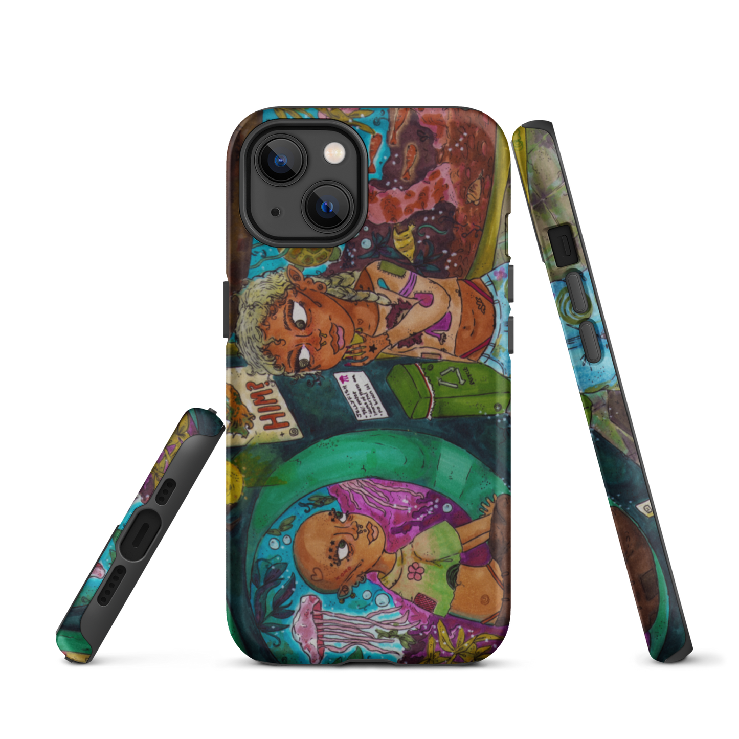 "meet me at the aquarium" fullcover iphone case